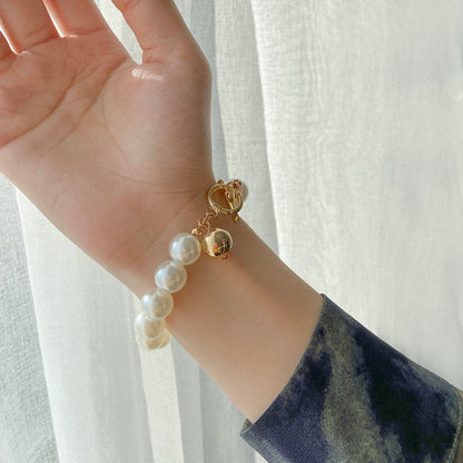 Golden Harmony: Bohemian Gemstone Bracelet