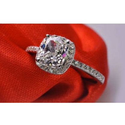 Square Diamond Female Ring S925 Ring