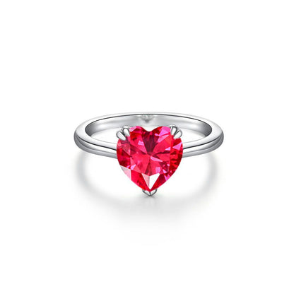 Sakura Heart Diamond Ring