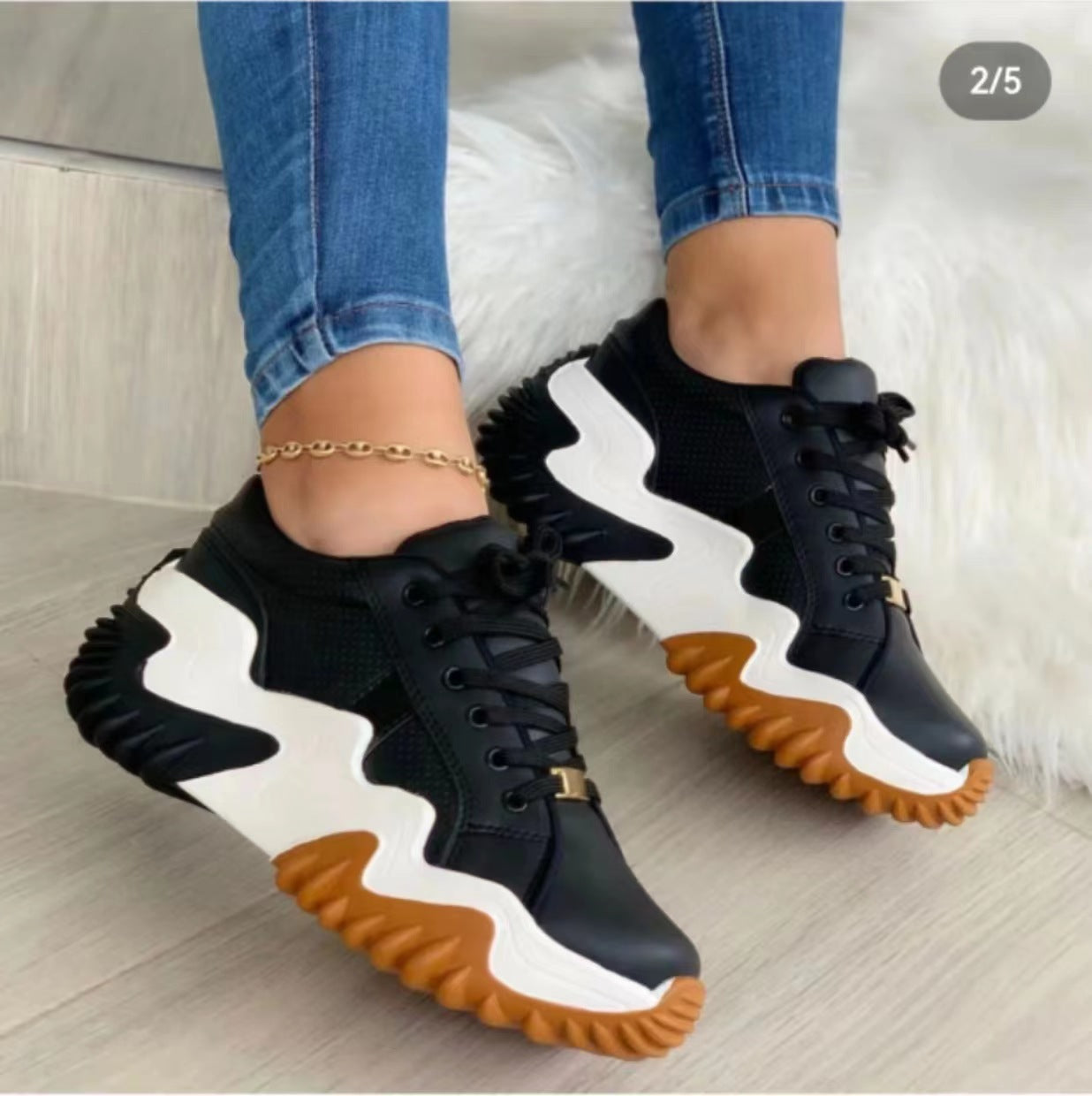 Chunky Serrated Sneakers